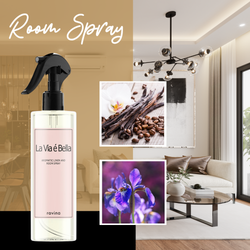 Odświeżacz powietrza i tkanin room spray  La via e Bella1.png